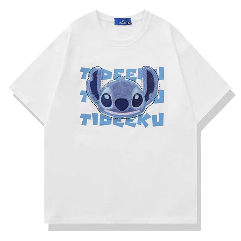夏新作アメリカ式ストリートカップルタイプスイートでクールな個性的な趣味漫画半袖Tシャツ/夏2023新作甘辛妹アメリカンカーゴパンツ大ポケットストレートカジュアルゆったりワイドレッグスリムパンツ番号ZT56