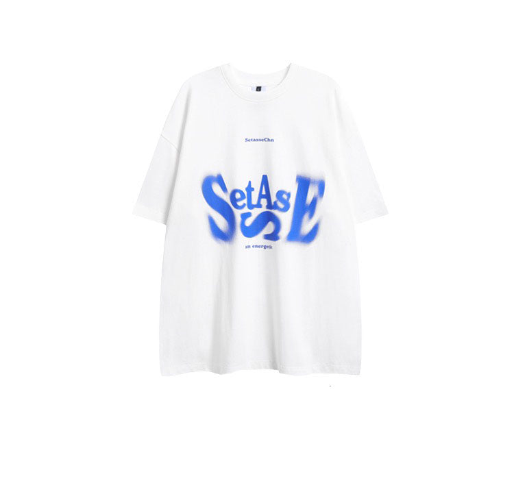2023夏アメリカ風カップルゆったりTシャツ/2023夏セクシーショートタイプ上着番号ZT162