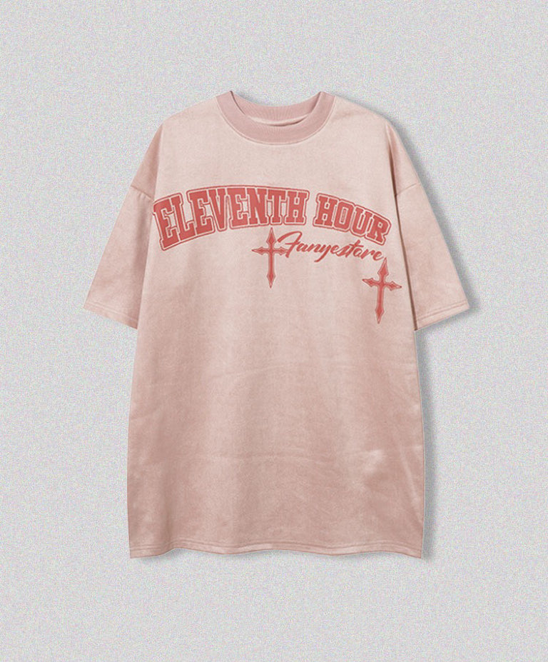 夏アメリカハートプリントペア半袖Tシャツ/夏薄アメリカンヴィンテージストレートジーンズ/夏カレッジ風ショート丈Vネック上着番号ZT85