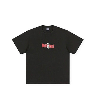 夏ボウリング柄ゆったりペア半袖Tシャツ/夏アメリカ風ギャルキャミソール番号ZT153