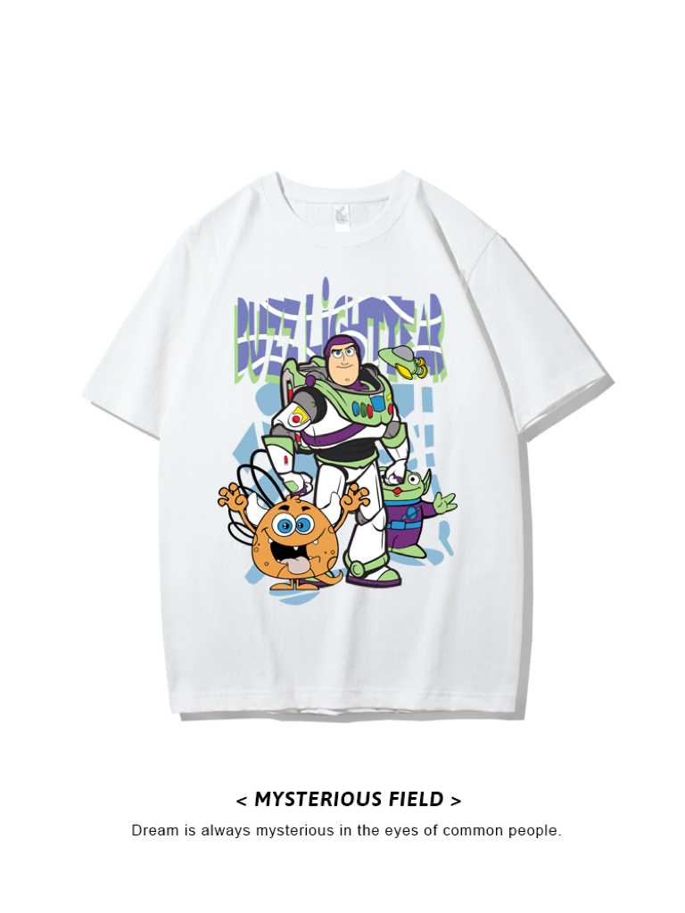 夏アメリカンヴィンテージゆったり半袖Tシャツ/夏新作コーディネート自在パープルデニムサロペット番号ZT49