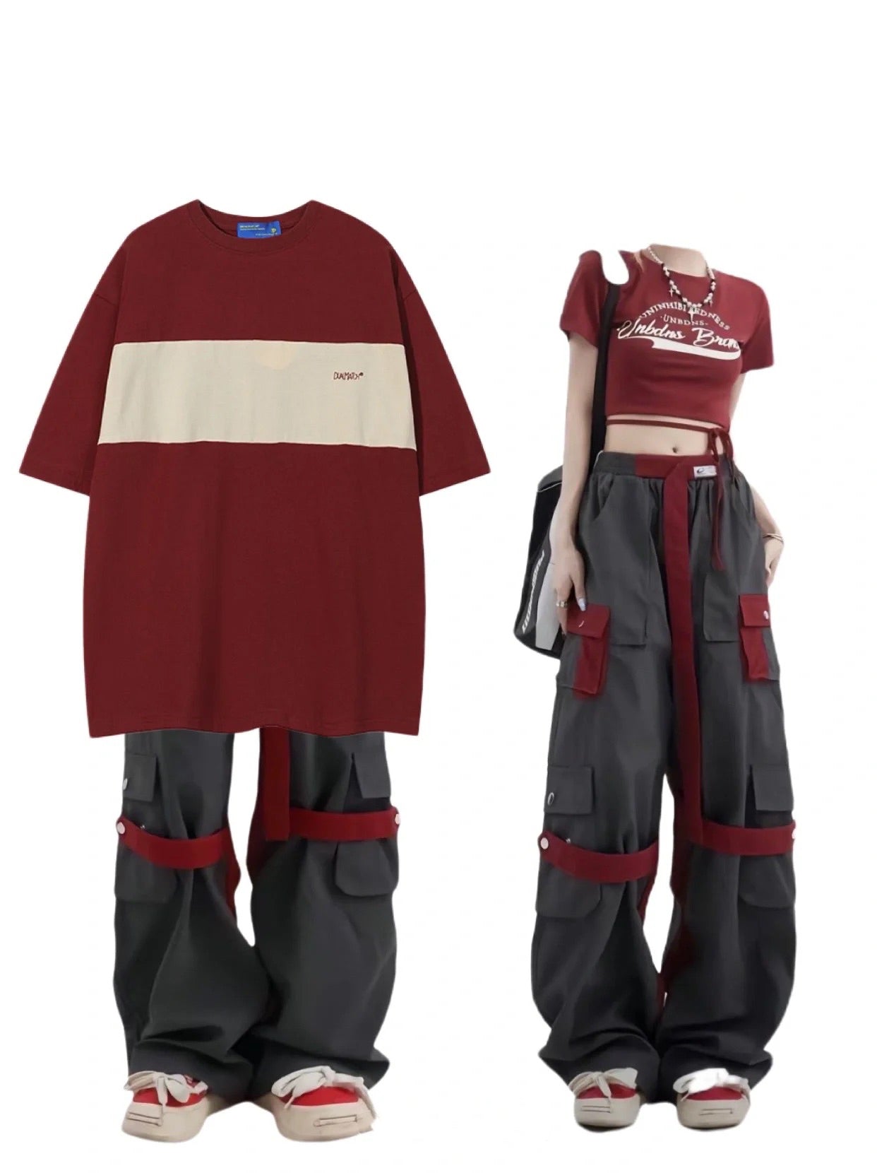 2023夏アメリカ風ゆったりカジュアルカップルTシャツ番号ZT137