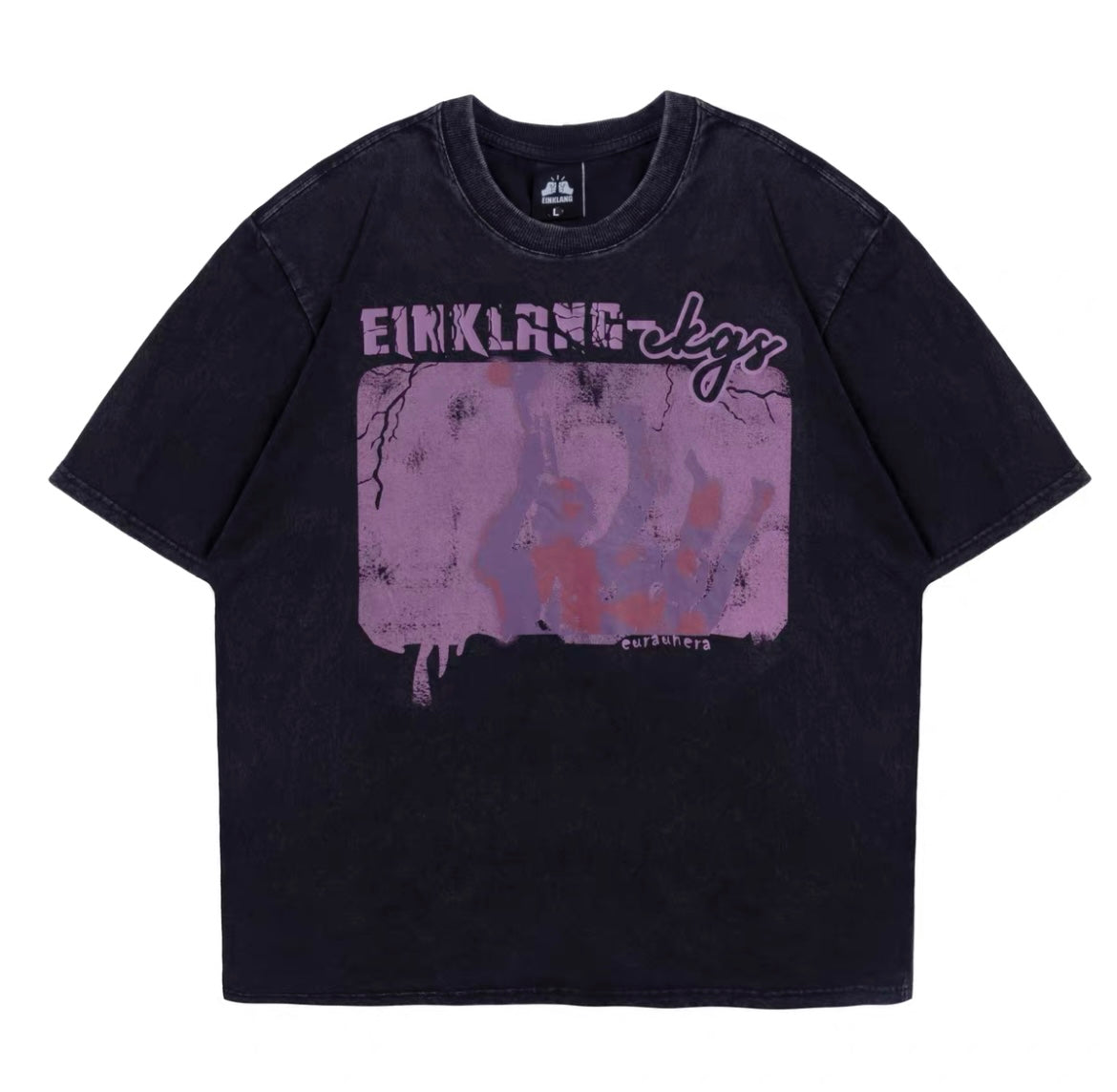 アメリカンヴィンテージウォッシュ半袖女性2023新作夏ゆったりvintageカップルTシャツ番号ZT278
