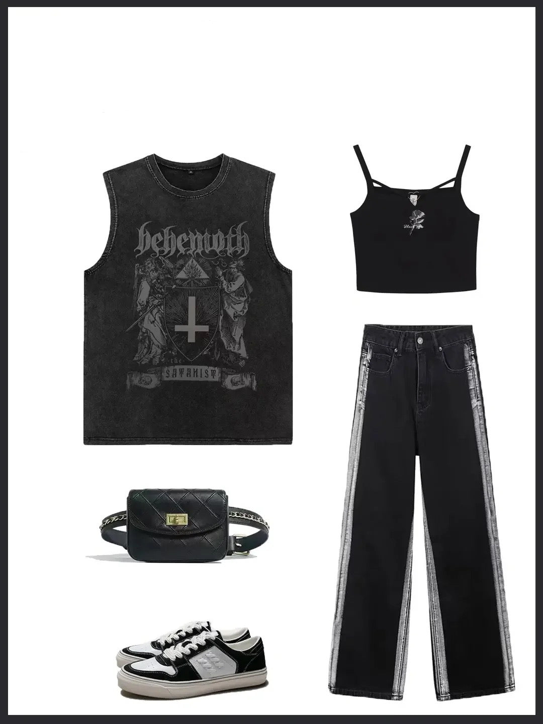 欧米ハイストリートhiphopウォッシュ加工古いノースリーブTシャツメンズファッションブランドヒップホップ着用insトレンドゆったりスポーツベスト番号ZT364