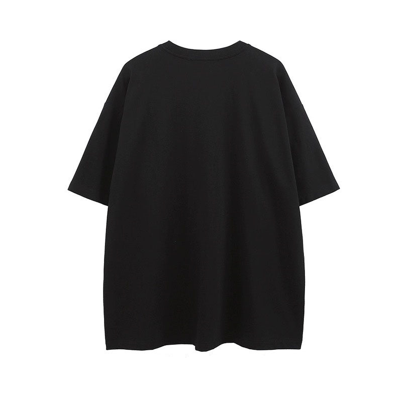 2023夏グラフィティプリントゆったりカジュアルTシャツ番号ZT215