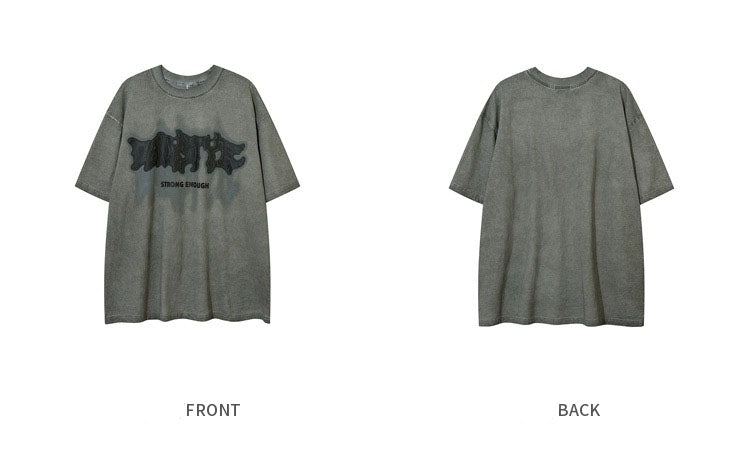 夏米風ビンテージ風カップルゆったり半袖Tシャツ/2023夏新作アメリカ式マルチポケットカーゴカジュアルパンツ番号ZT201