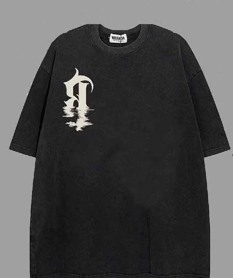 半袖Tシャツ夏の新作オリジナル美ストリートhiphopトレンドブランドゆったりビッグサイズカップル服/カーゴスカートレディース夏ハイウエストエプロンウエストA字スカート番号ZT377