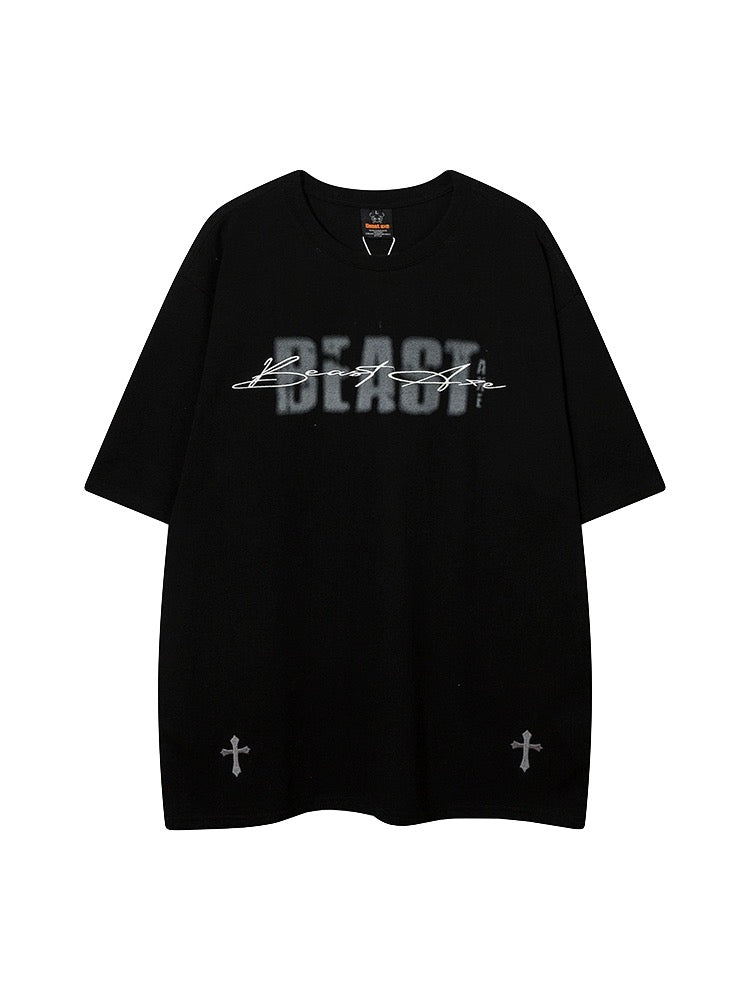 2023夏アメリカントレンドアルファベットプリントゆったり半袖Tシャツ/夏韓国風トレンドコーディネート自在スリムショートタイプ上着/2023夏新作デザイン感覚アメリカンストリートワークパンツゆったりストレートカジュアルロングパンツ番号ZT248