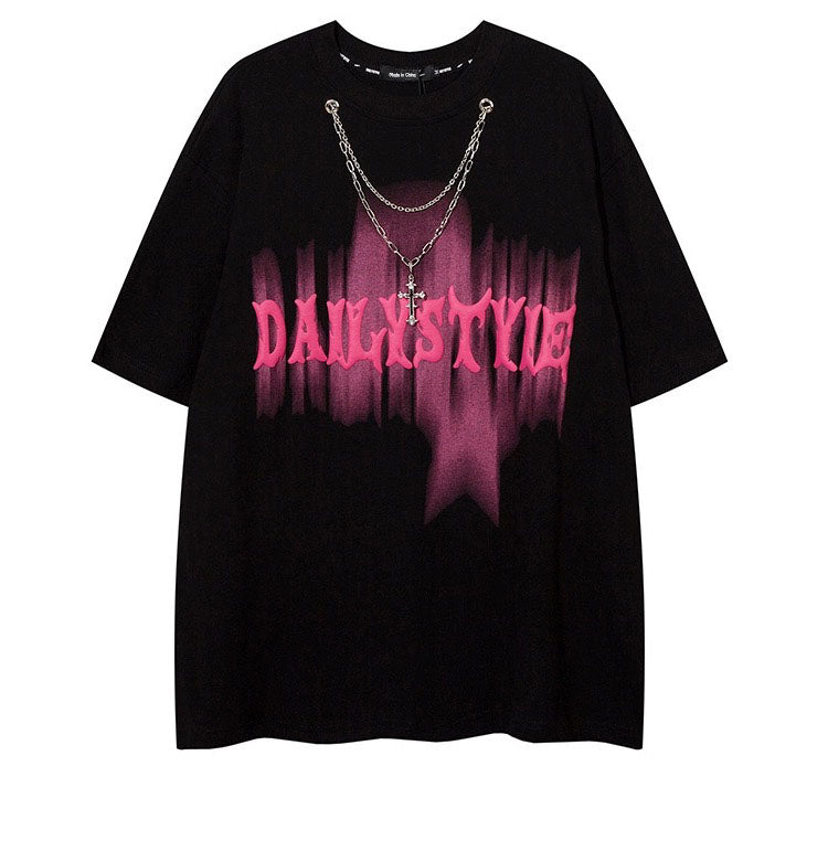 アメリカンヴィンテージフライドストリート怠惰風半袖Tシャツ番号ZT271