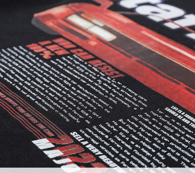 hiphopヒップホップなギャル風肩立て半袖Tシャツ夏の新作アメリカ風レトロなショートタイプおへそを露出して着痩せする上着/2023欧米ハイストリート半袖Tシャツ復古ダーク系oversizeゆったり半袖上着番号ZT400