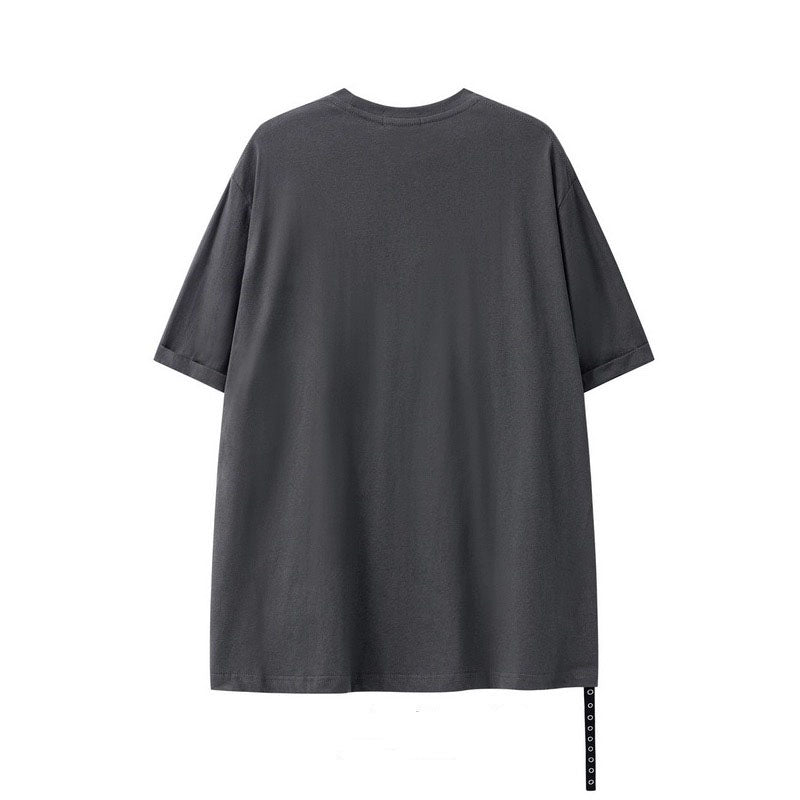 刺繍透かし彫りTシャツ女夏小衆デザイン感甘辛風セクシーショートタイプスリム着痩せ上着/個性的なデザイン半袖上着夏ゆったり怠けTシャツゆったり半袖番号ZT399