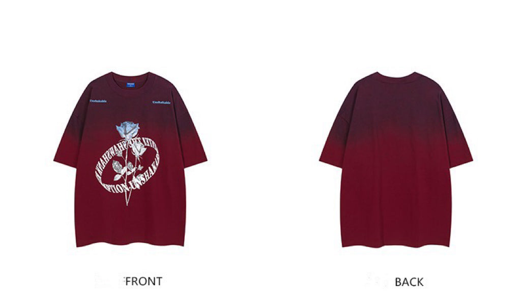 2023夏アメリカンヴィンテージゆったりカップル半袖Tシャツ番号ZT165