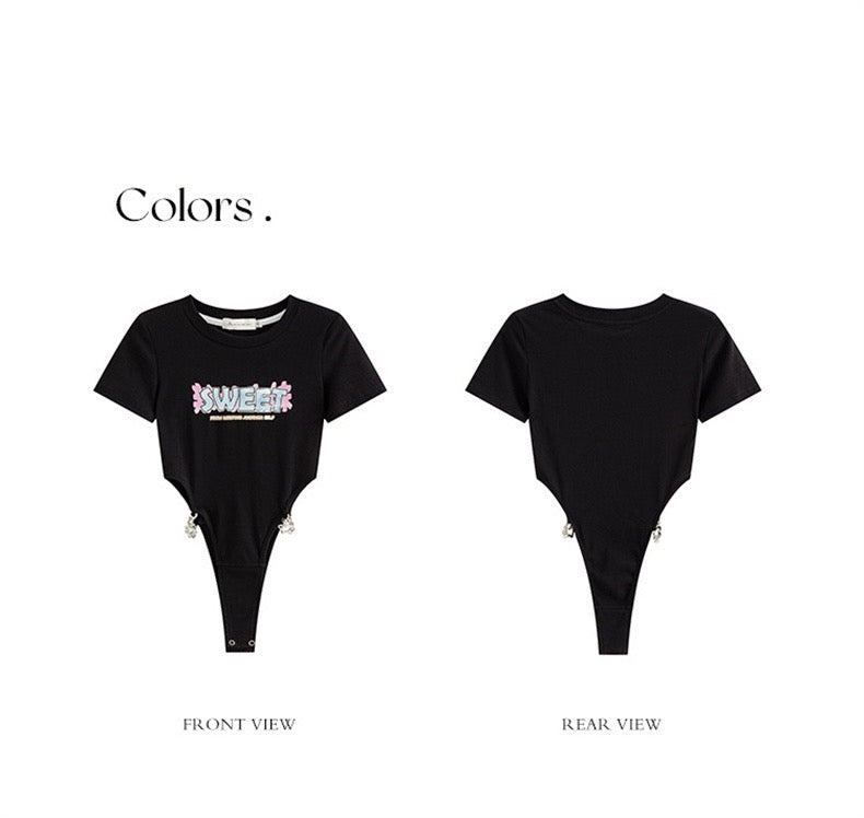 夏ヒップホップハイストリートoversize半袖Tシャツ/夏ギャル黒連ニッチデザイン半袖上着番号ZT187