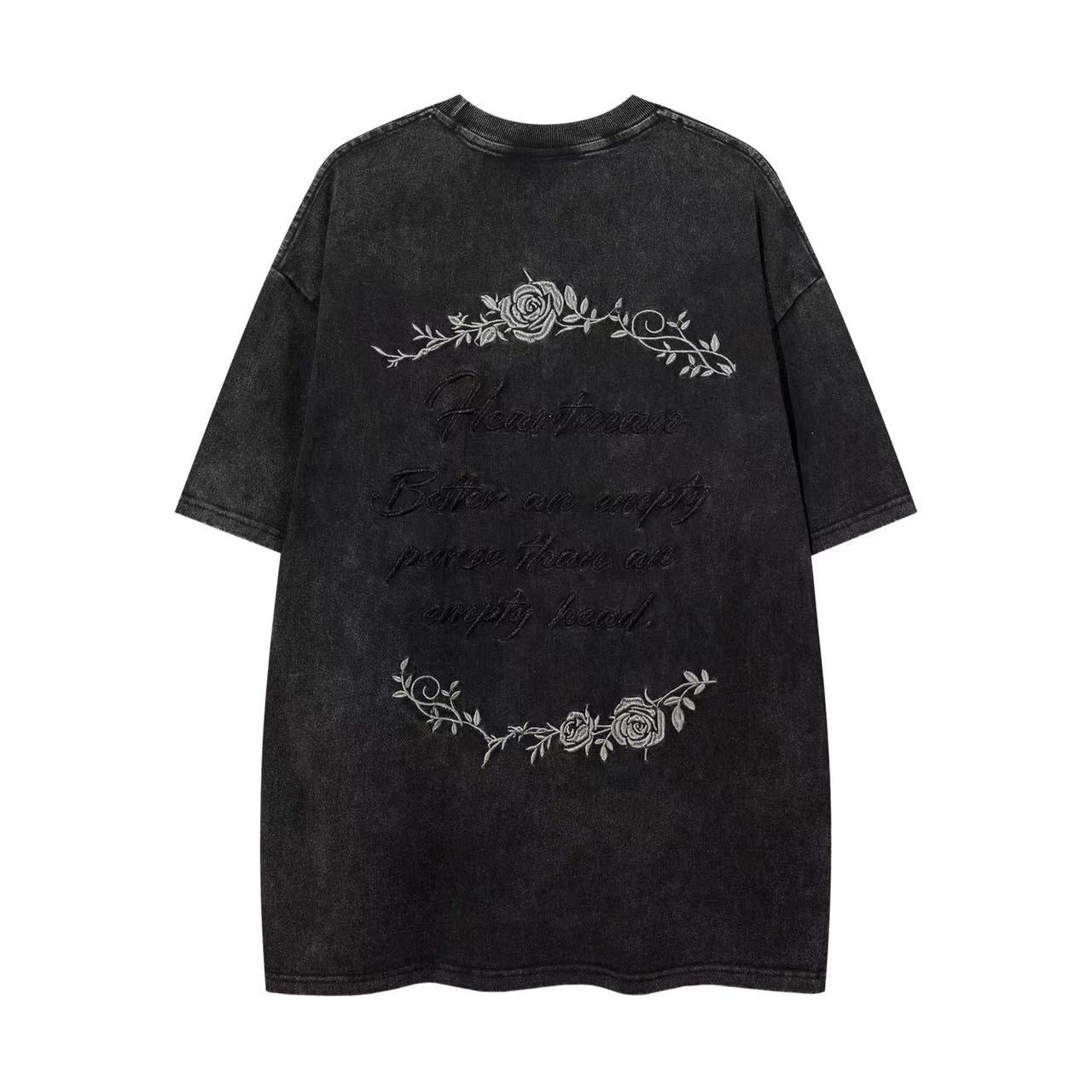 アメリカンウオッシュ加工半袖ペアルックTシャツ番号ZT321