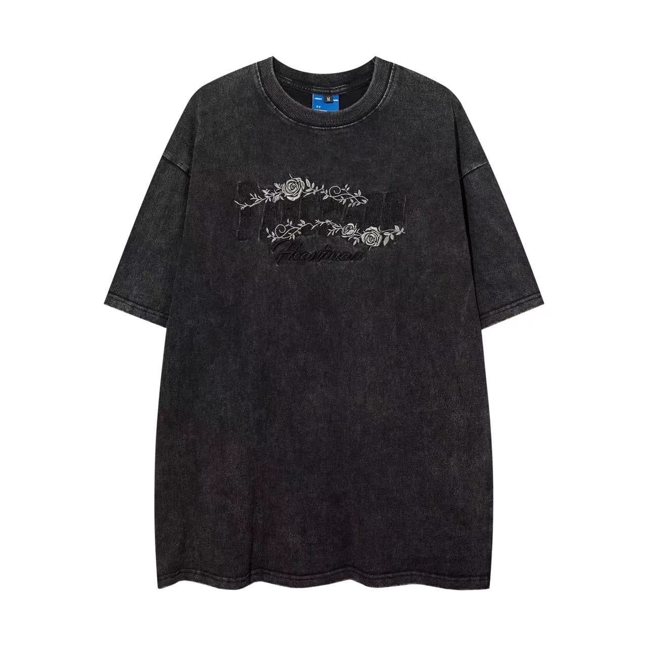アメリカンウオッシュ加工半袖ペアルックTシャツ番号ZT321