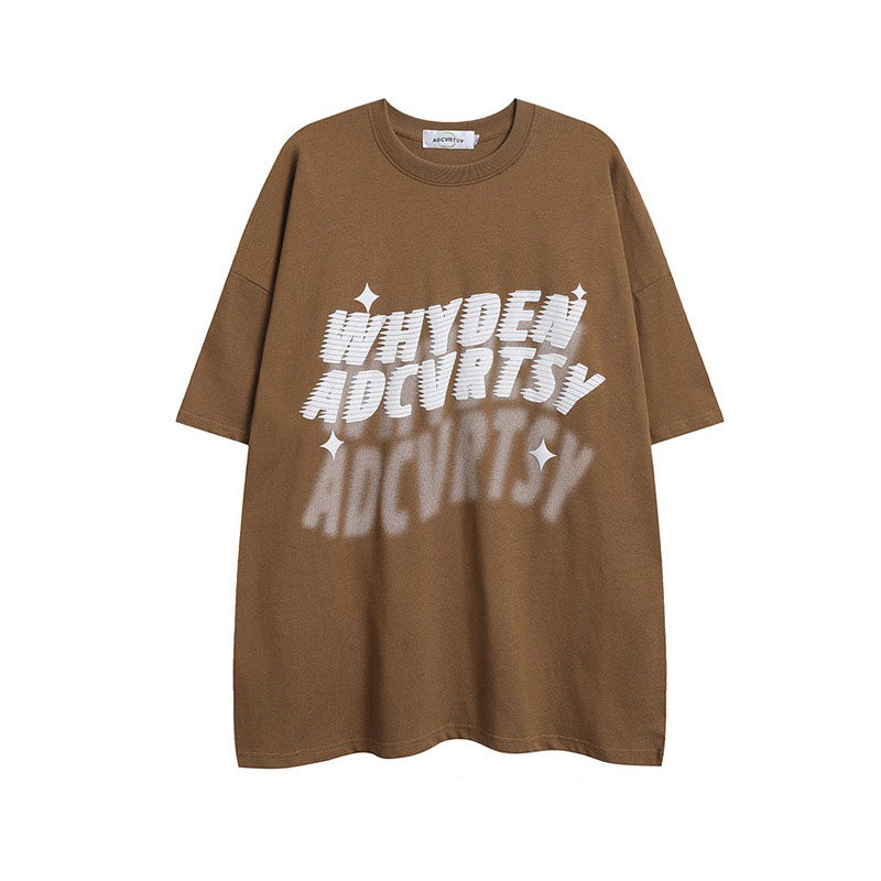 夏コーディネート自在ダラダラ風ゆったりTシャツ番号ZT181