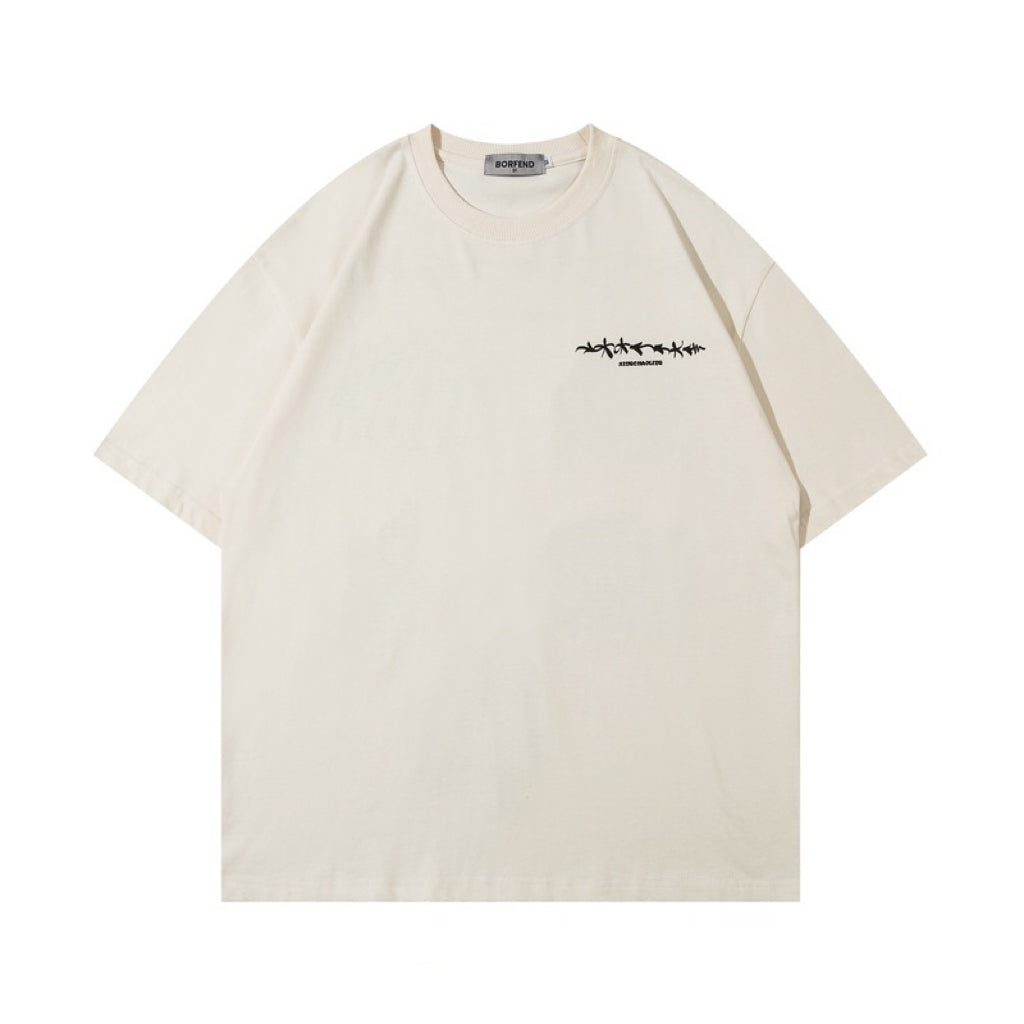 2023夏漫画半袖Tシャツ/夏のカーゴルーズパンツ番号ZT76