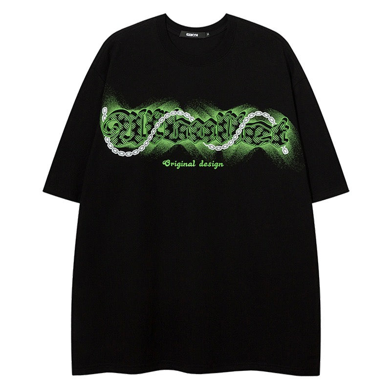 uネック正肩ショートタイプニット半袖Tシャツ女性夏ギャルスリム上着 男女ニッチなデザイン感覚アメリカ風ゆったり半袖Tシャツ番号ZT127