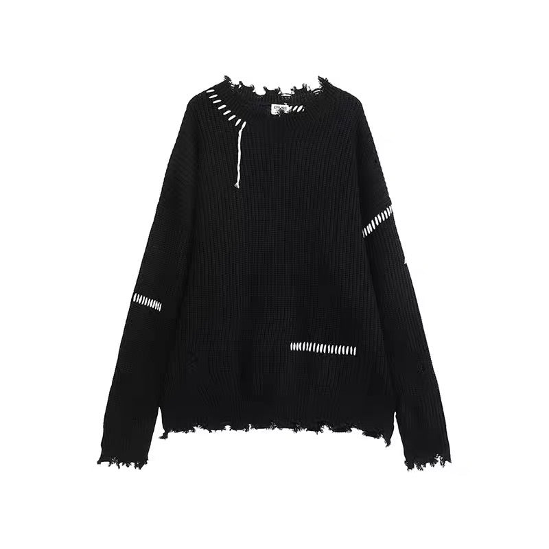 穴あきニットシャツパーカーinsハイストリートヒップホップのカップルセーターコート男女 ハイウエストa字デニムショートパンツ女性春夏2023新作ギャル小柄コーディネート自在ゆったり幅広ホットパンツ ブラックキャミソール女性夏スリムな上にリボンを着用しています甘辛ガーリーショートトップス番号ZT515