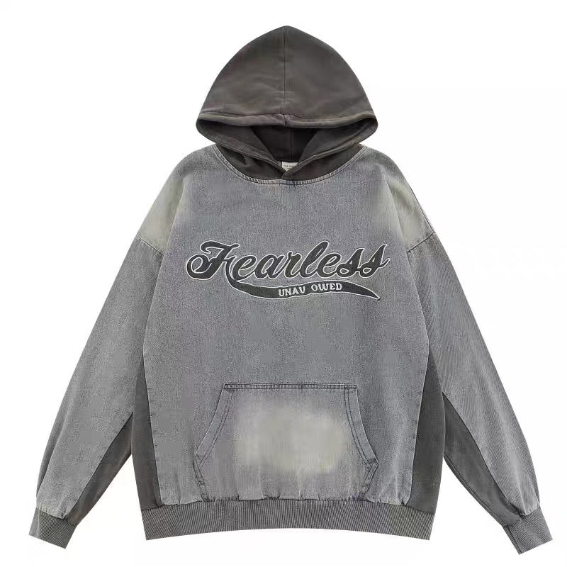 Each piece is a celebration of confidence and freedomヴィンテージ中性風クラッシュ色ジーンズパーカー男女ins若衆は古いゆったりとしたコートを作ります ビンテージジーンズ女性2023春秋新作スリム着痩せストレッチカジュアルストレートズボントレンド番号ZT519