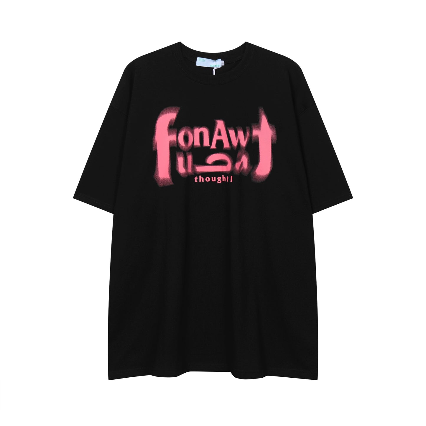 夏アメリカンファジーゆったり純綿カジュアルカップルコーディネート自在アルファベットTシャツ半袖番号ZT226