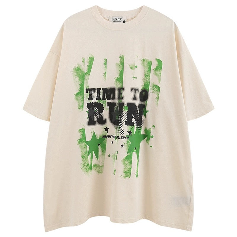 アメリカンヴィンテージ半袖Tシャツoversizeハイストリートトップス番号ZT316