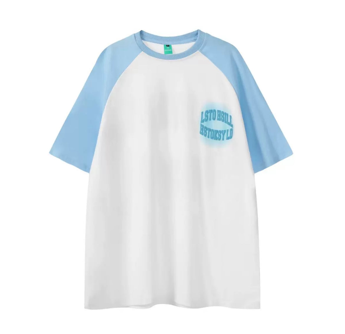 漫画プリント半袖Tシャツ女性夏2023新作甘辛スリム上着 夏新作insアメリカンヴィンテージ切り替えゆったりラウンドネック純綿Tシャツ半袖 ビンテージウォッシュ加工ジーンズデザイン感夏ゆったり着痩せストレートパンツ番号ZT64