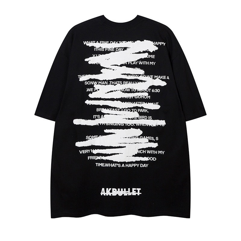 ディープブルーデニムハイウエストストレートスラグパンツ アメリカンヴィンテージウォッシュ半袖Tシャツ新作アンティーク調ブラックスリム紐半開き襟シャツ夏新作小衆デザインoversize半袖Tシャツ番号ZT123