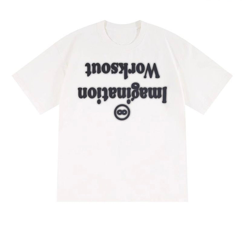 韓国風小香風純綿ゆったりカップルTシャツ夏トレンドブランドコーディネート自在カジュアル番号ZT382
