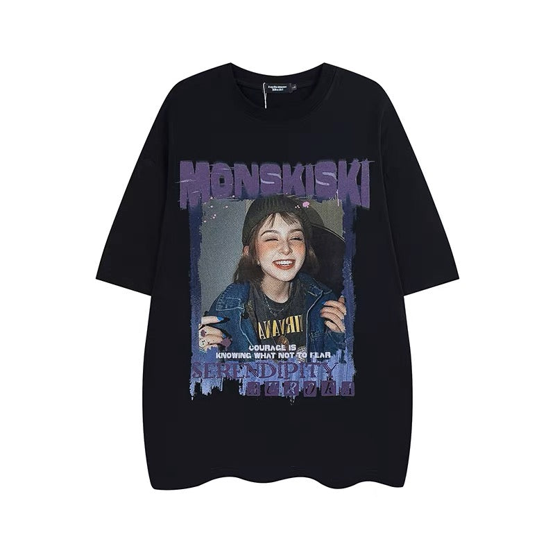 アメリカンヴィンテージセレブoversize半袖Tシャツ番号ZT232